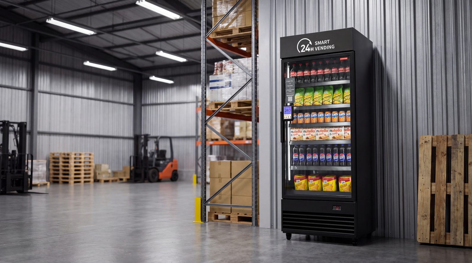 GrabnGo in a warehouse